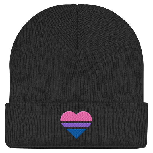 Classic Beanie - Bisexual Flag Herz Stick