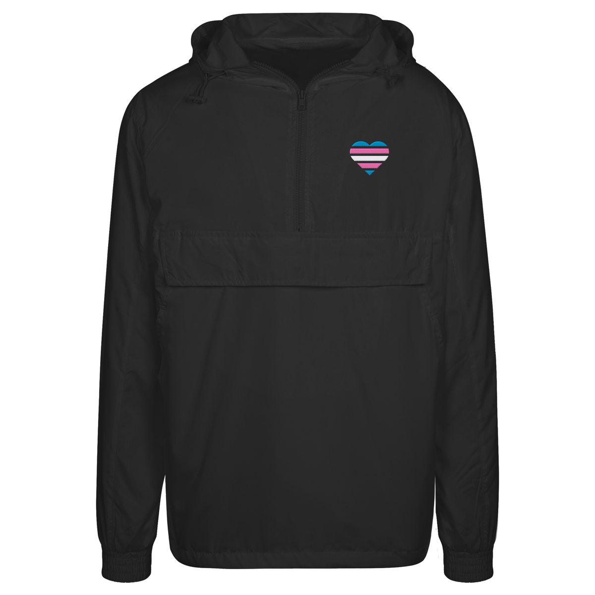Urban Windbreaker mit Herz Stick - Trans