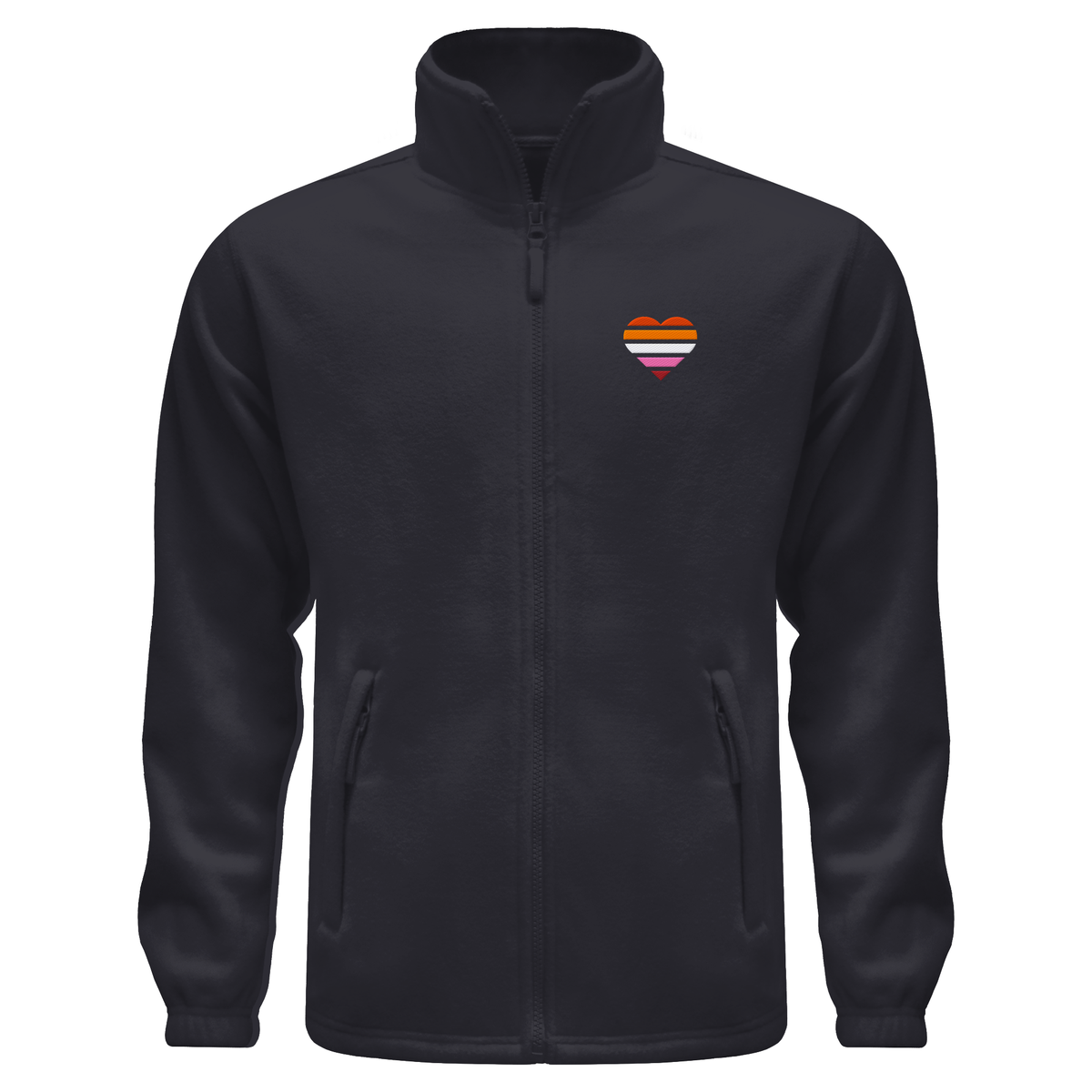 Fleece Jacket mit Herz Stick - Lesbian