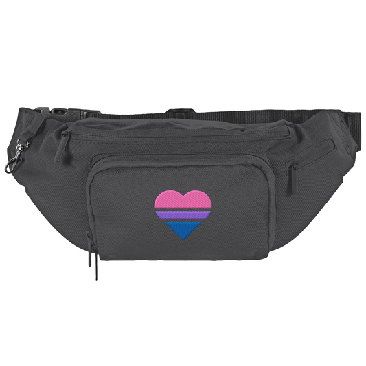 Shoulder Bag - Bisexual Flag Herz Stick