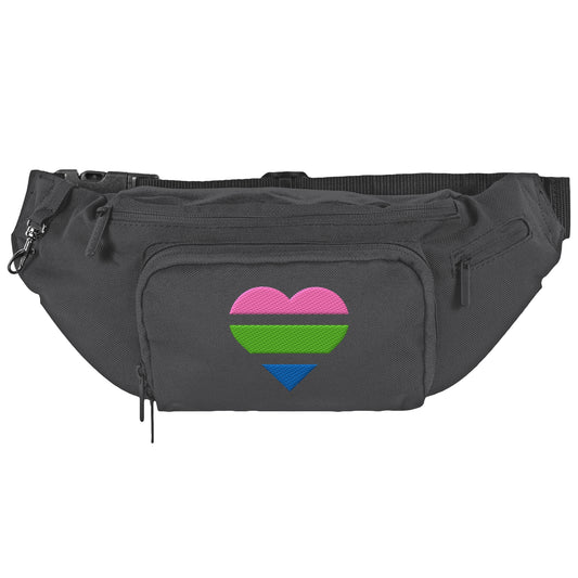 Shoulder Bag - Polysexual Flag Herz Stick