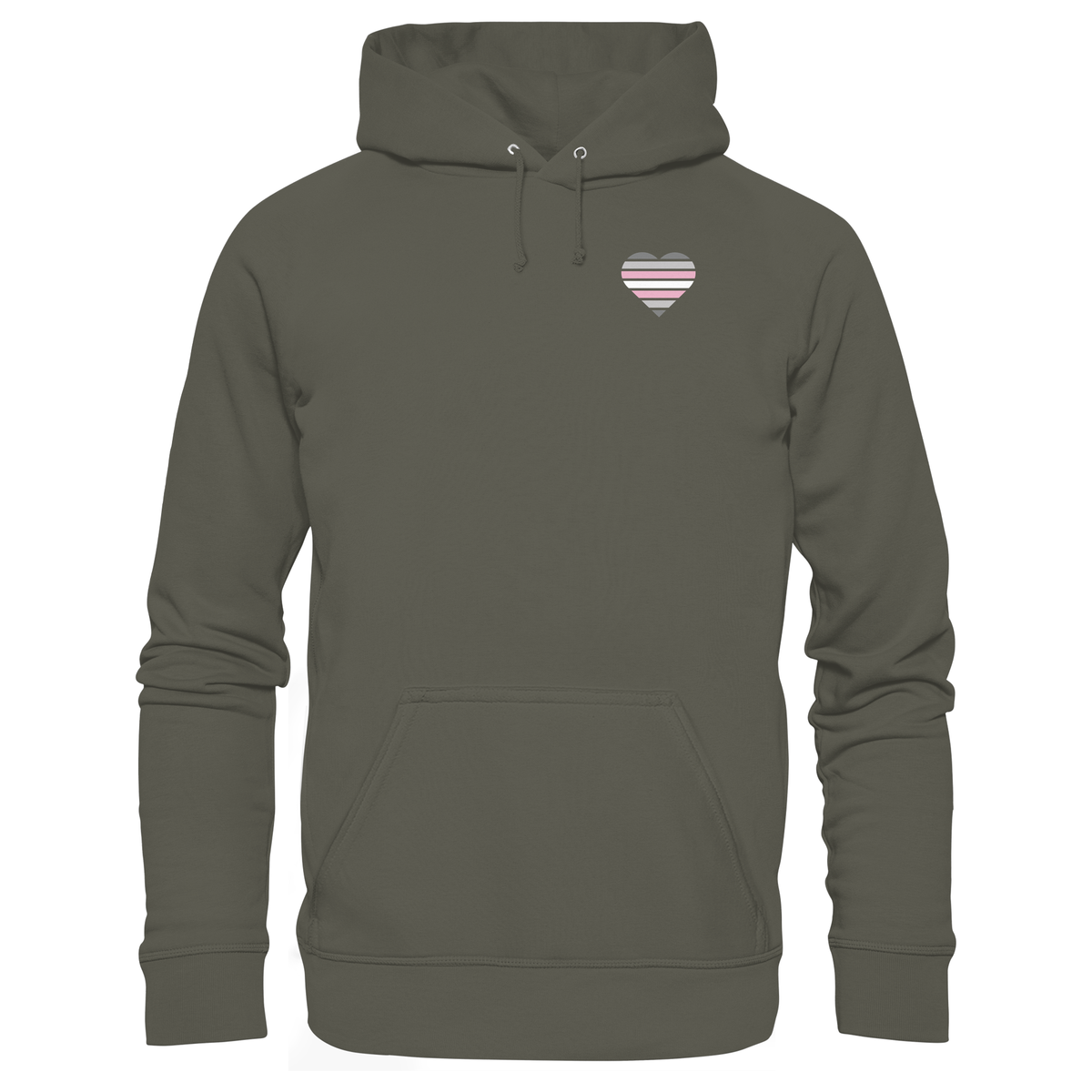 Organic Basic Hoodie mit Herz - Demigirl