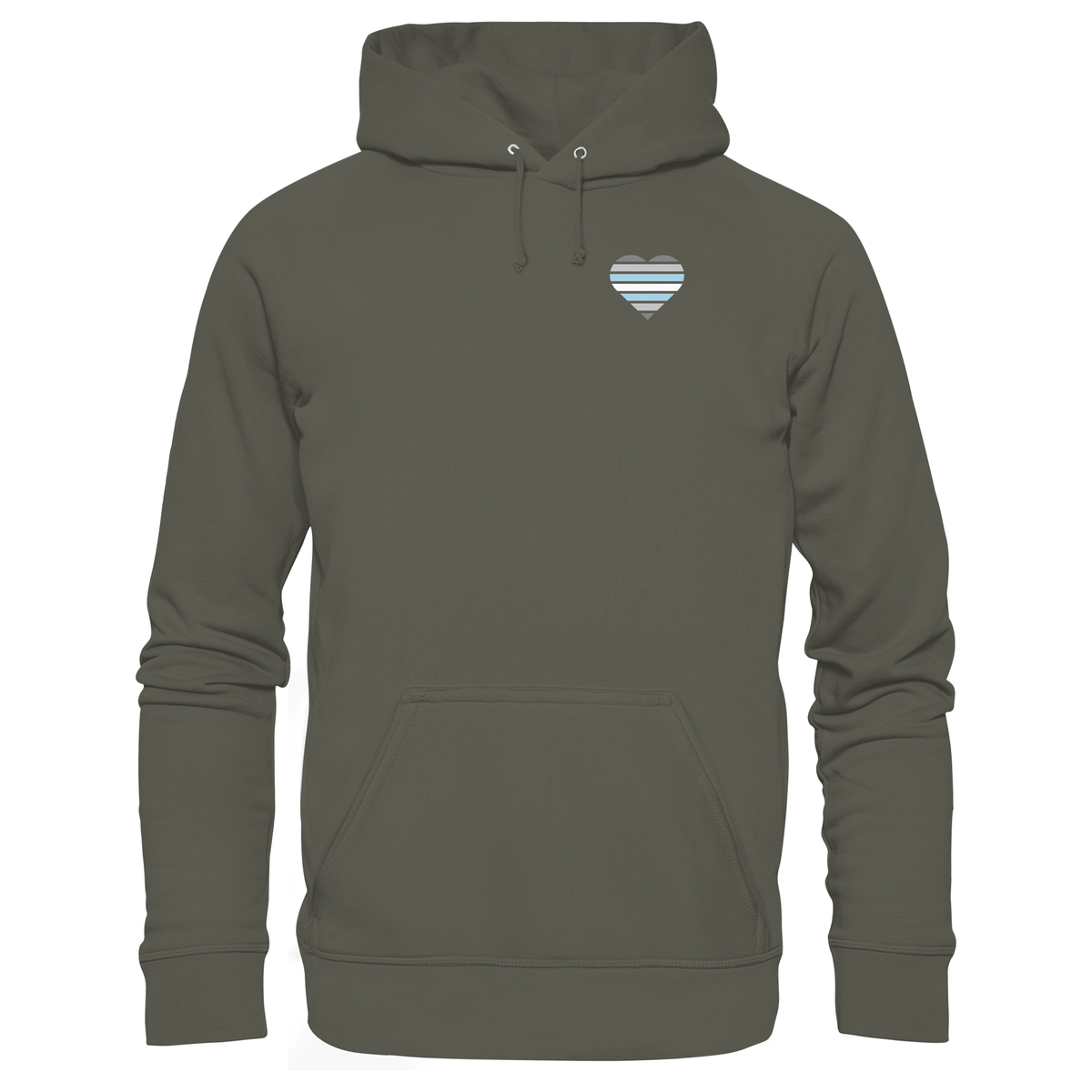 Organic Basic Hoodie mit Herz - Demiboy