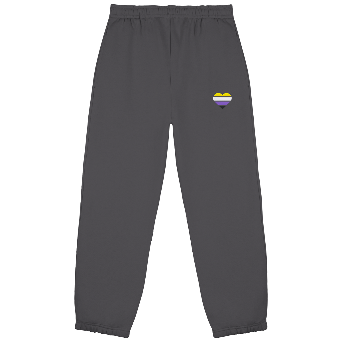 Fluffy Sweatpants mit Herz Stick - Nonbinary
