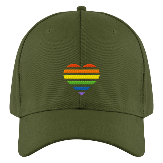 Authentic Baseball Cap - Pride Flag Herz Stick