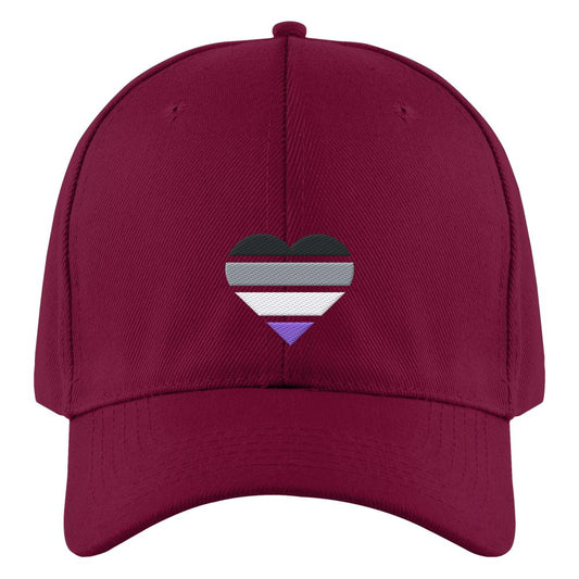 Authentic Baseball Cap mit Herz Stick - Asexual