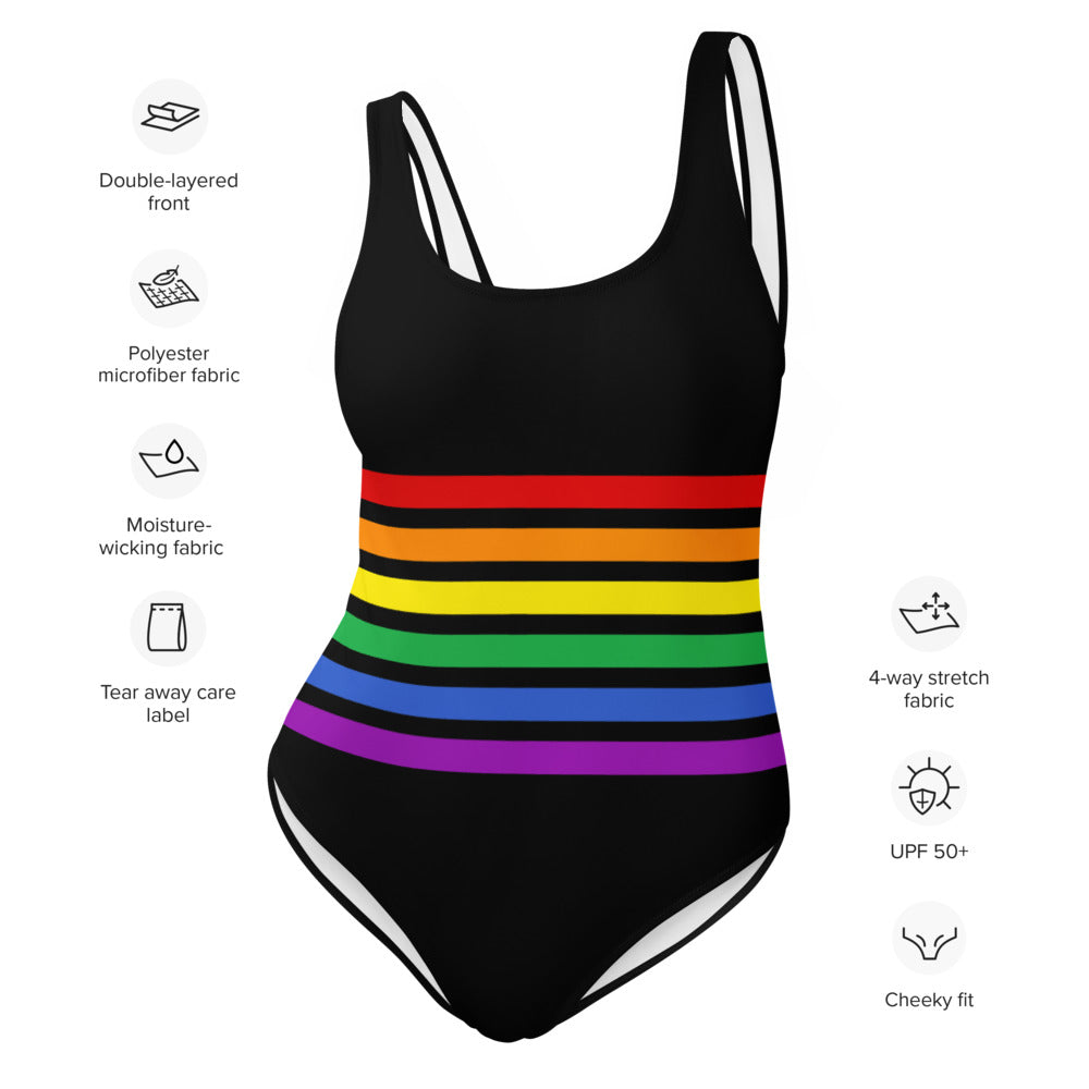 Badeanzug – Pride Flag