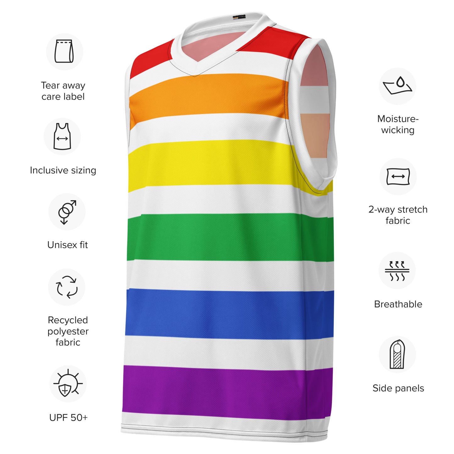 Basketball Trikot - Pride Flag