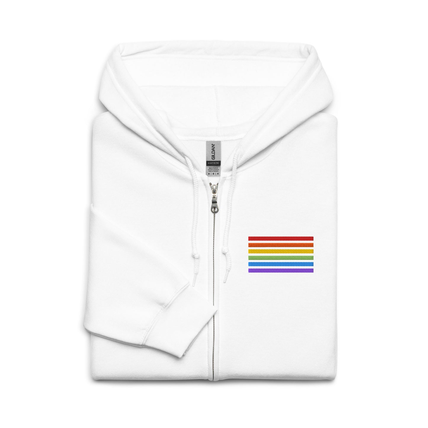 Classic Zip-Hoodie - Pride Flag Patch