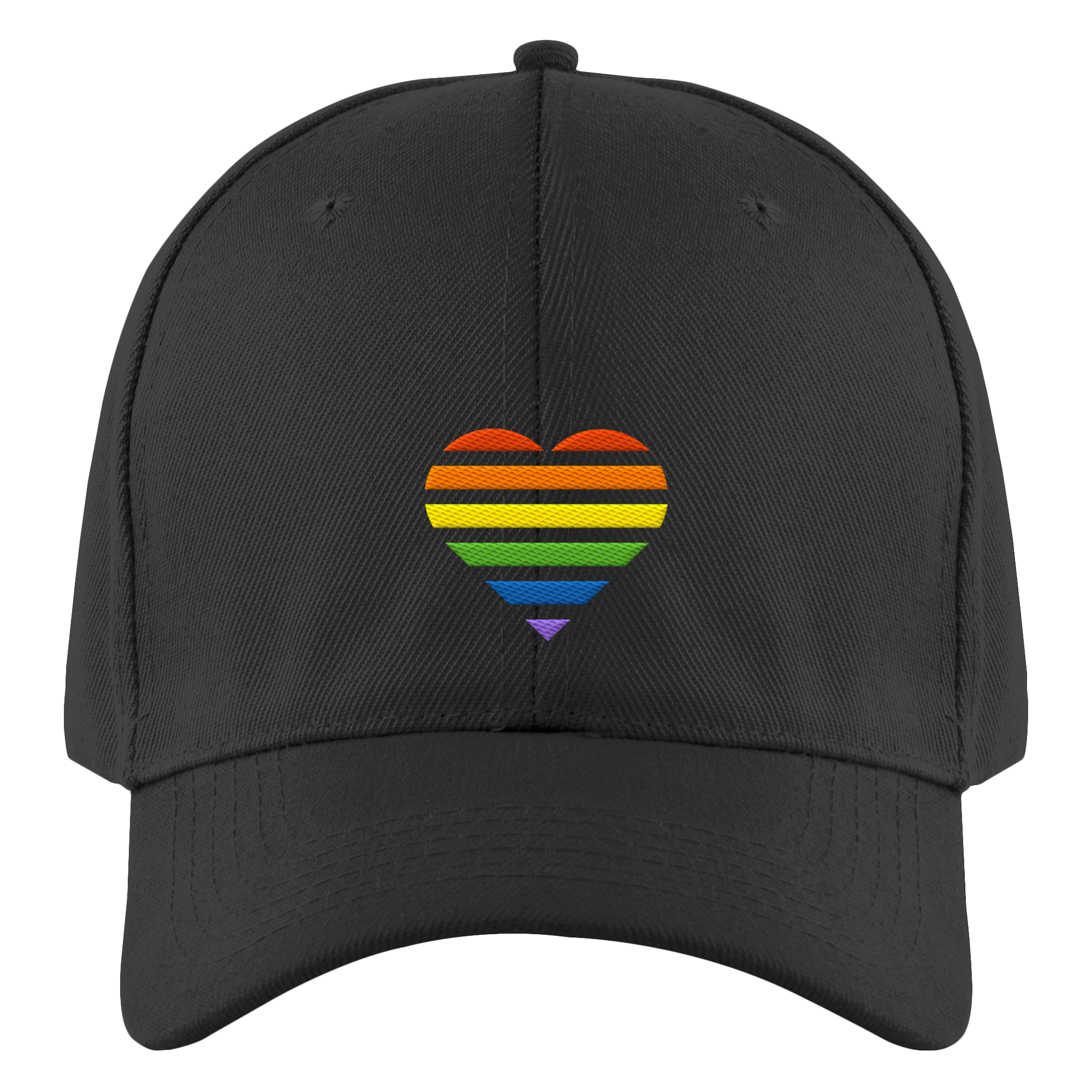 Authentic Baseball Cap - Pride Flag Herz Stick