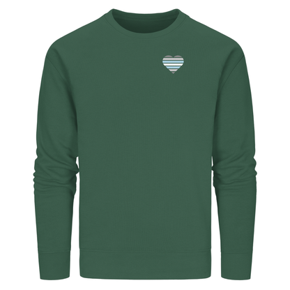 Organic Basic Sweatshirt mit Herz - Demiboy