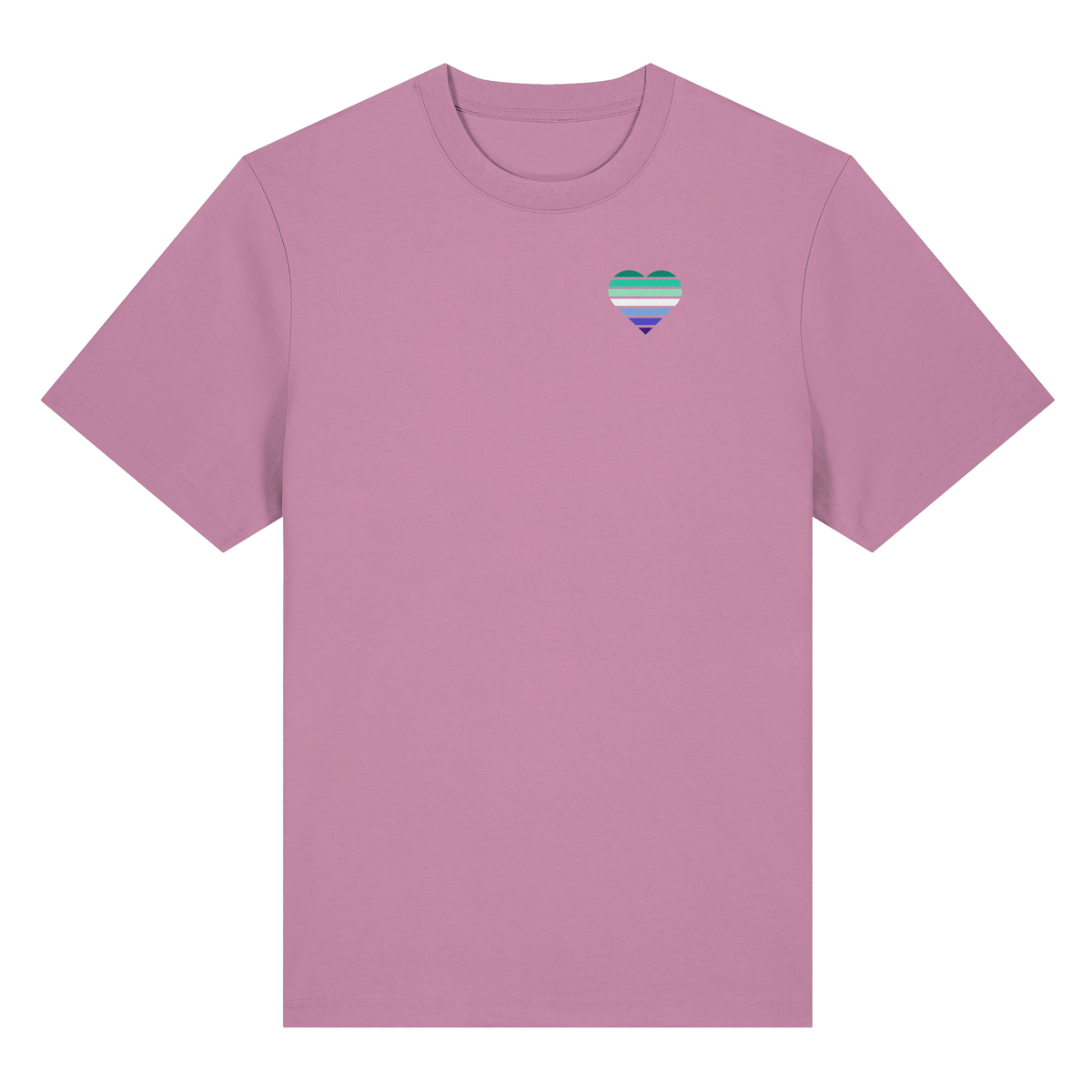 Organic Heavy Shirt mit Herz - Gay