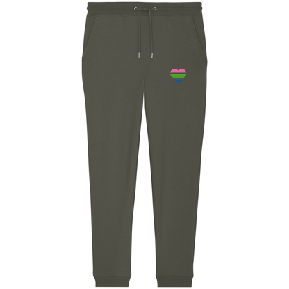Organic Jogger Pants mit Herz Stick - Polysexual