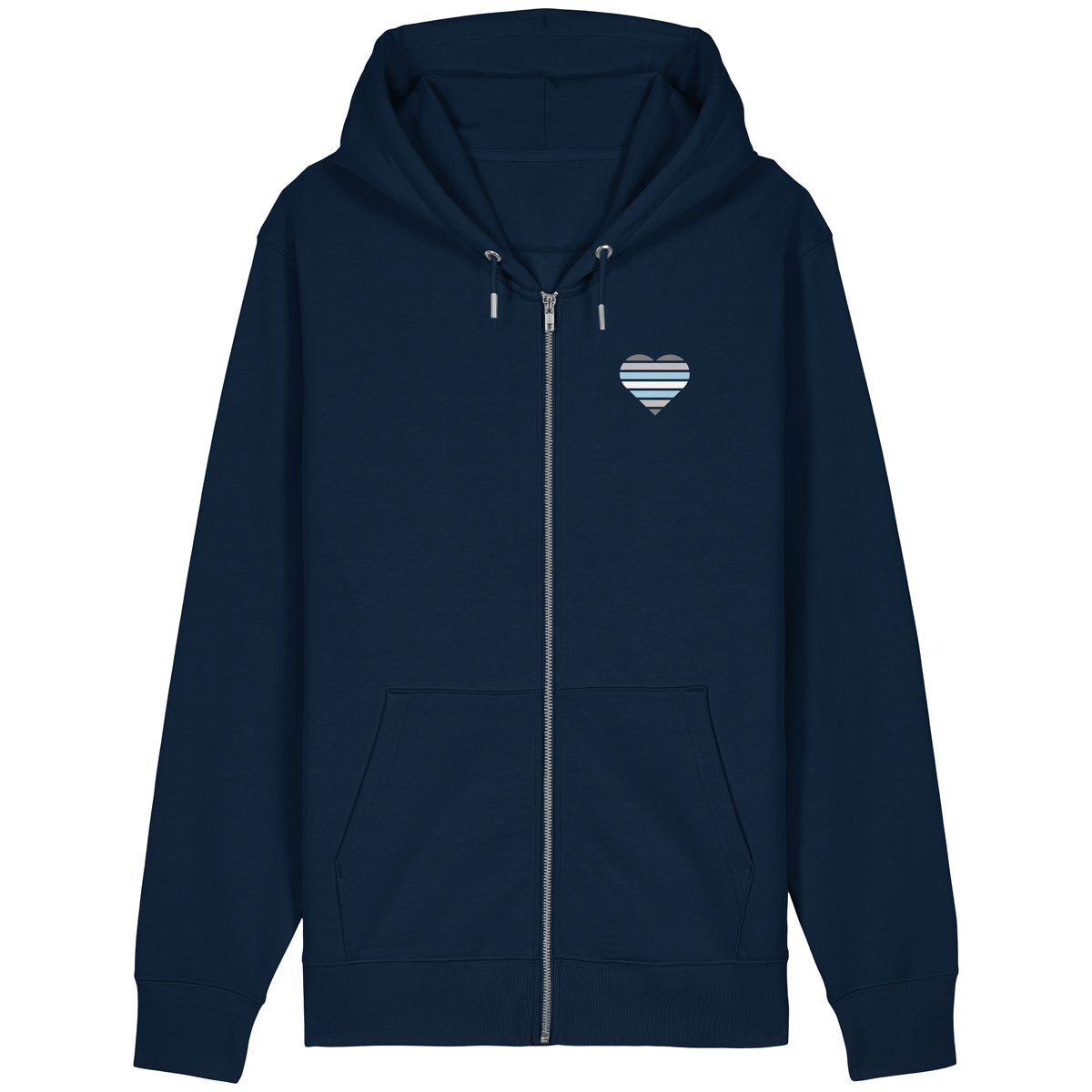 Organic Relaxed Zipper mit Herz - Demiboy