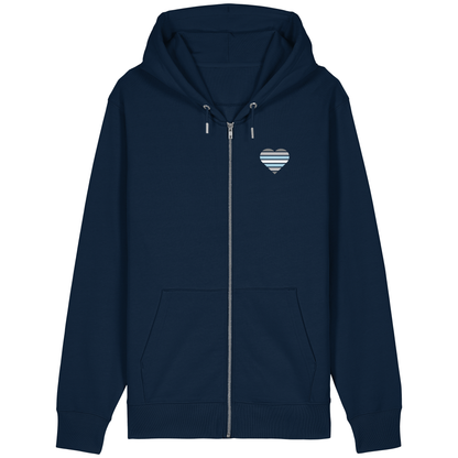 Organic Relaxed Zipper mit Herz - Demiboy