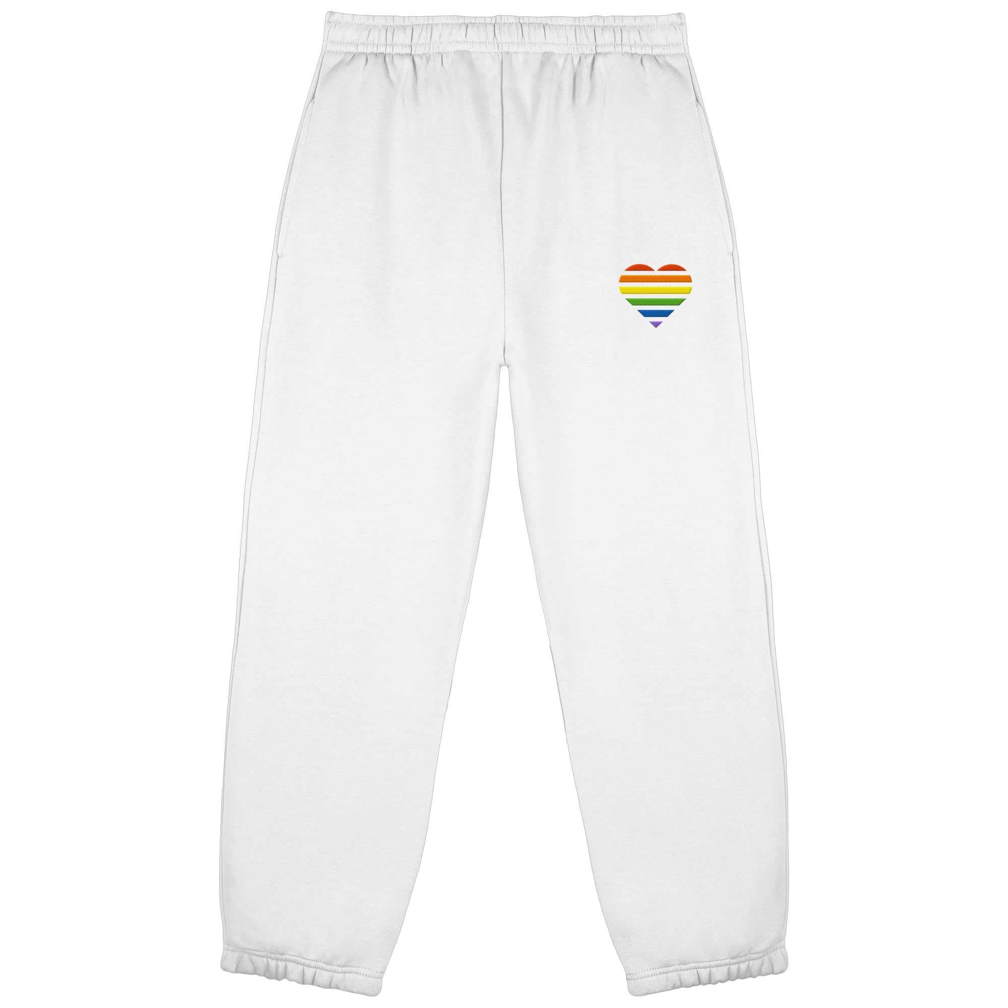 Fluffy Sweatpants - Pride Flag Herz Stick