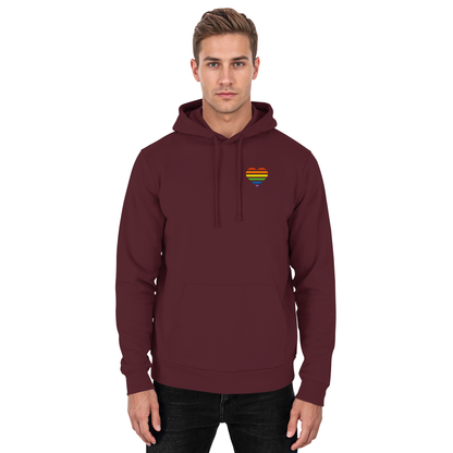 Basic Hoodie mit Herz Stick - Pride