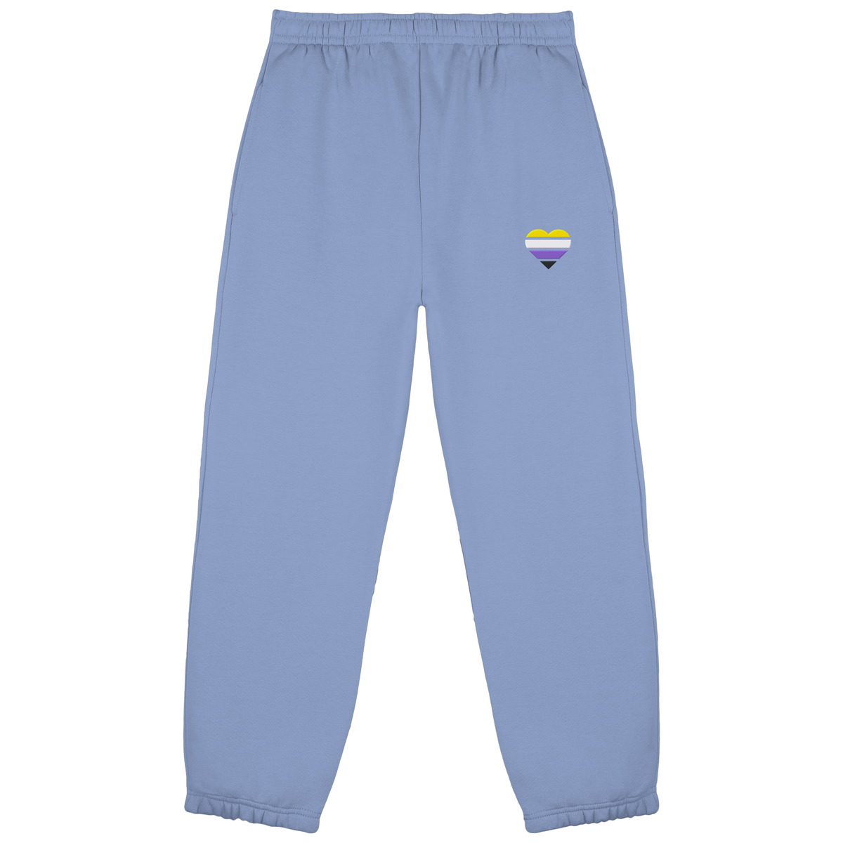 Fluffy Sweatpants mit Herz Stick - Nonbinary