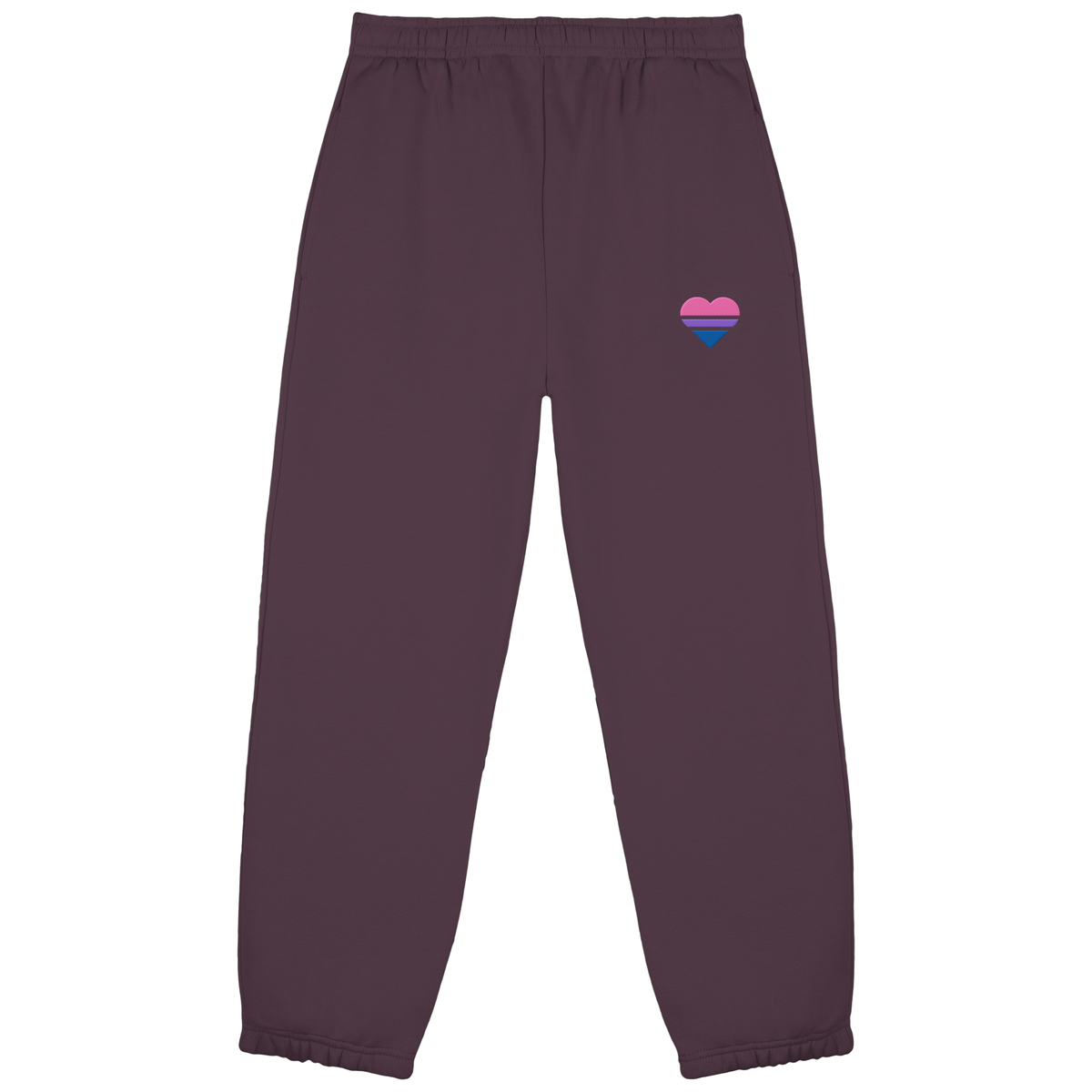 Fluffy Sweatpants mit Herz Stick - Bisexual