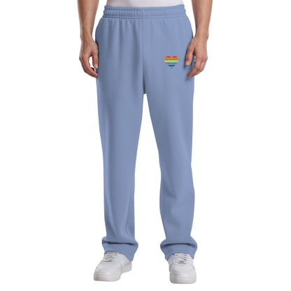 Fluffy Track Sweatpants mit Herz Stick - Pride