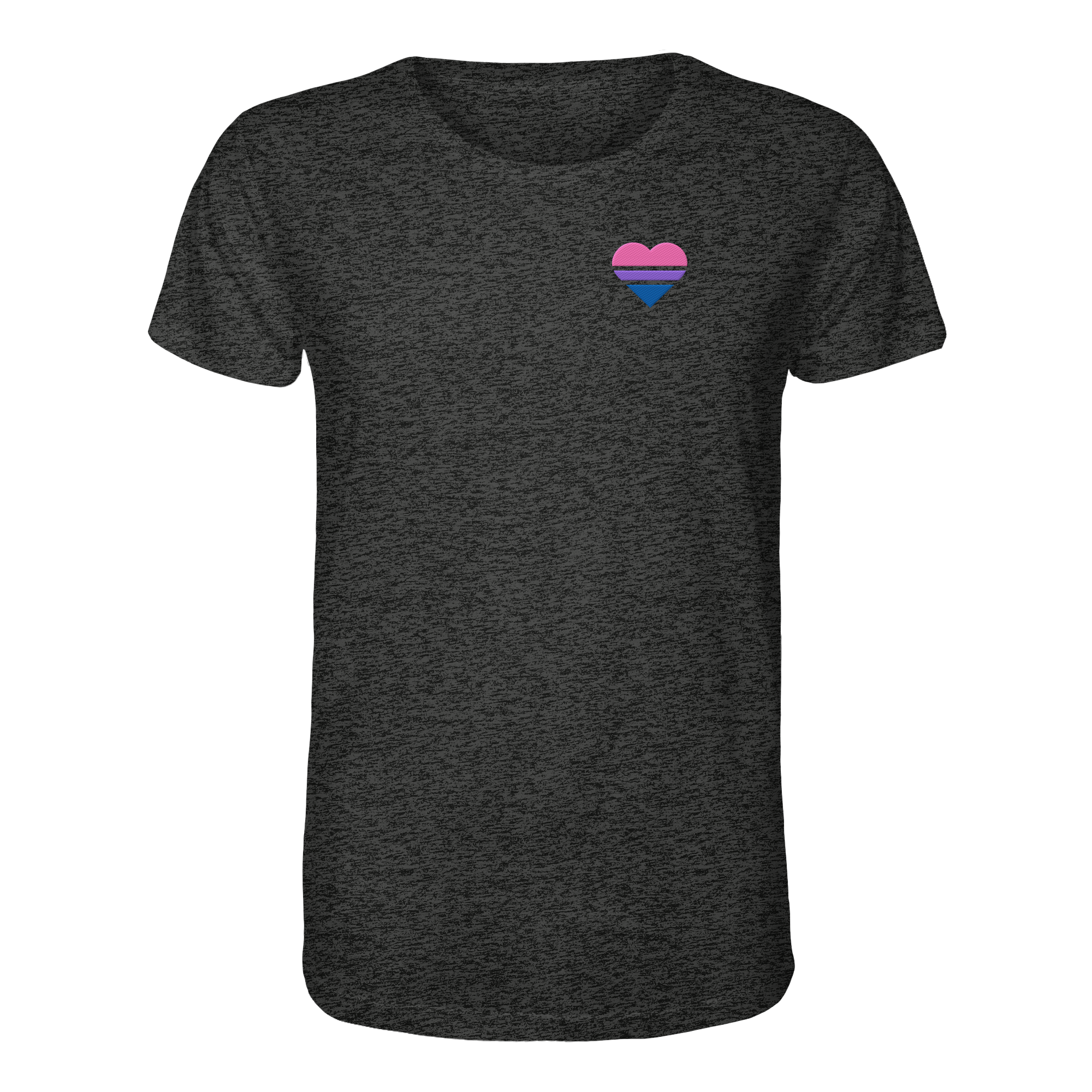 Organic Shirt - Bisexual Flag Herz Stick