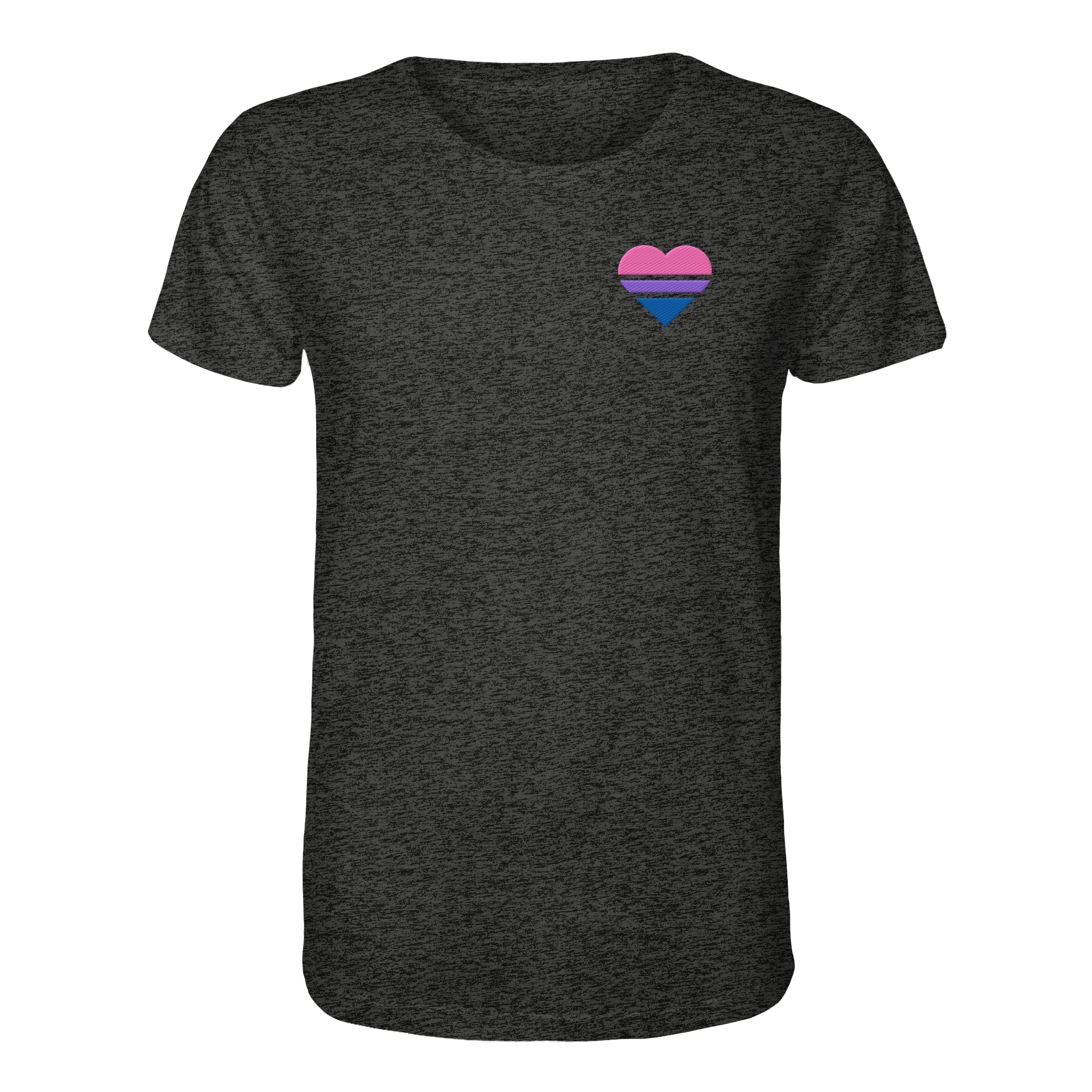 Organic Shirt - Bisexual Flag Herz Stick