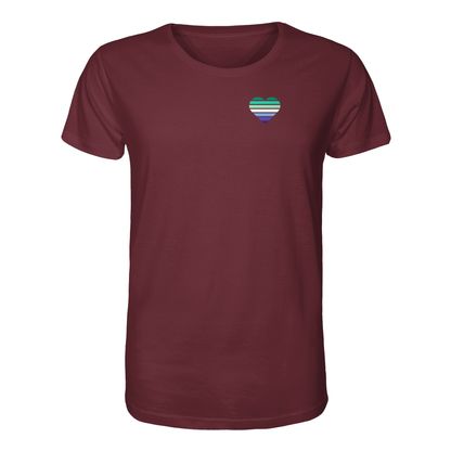 Organic Shirt mit Herz - Gay