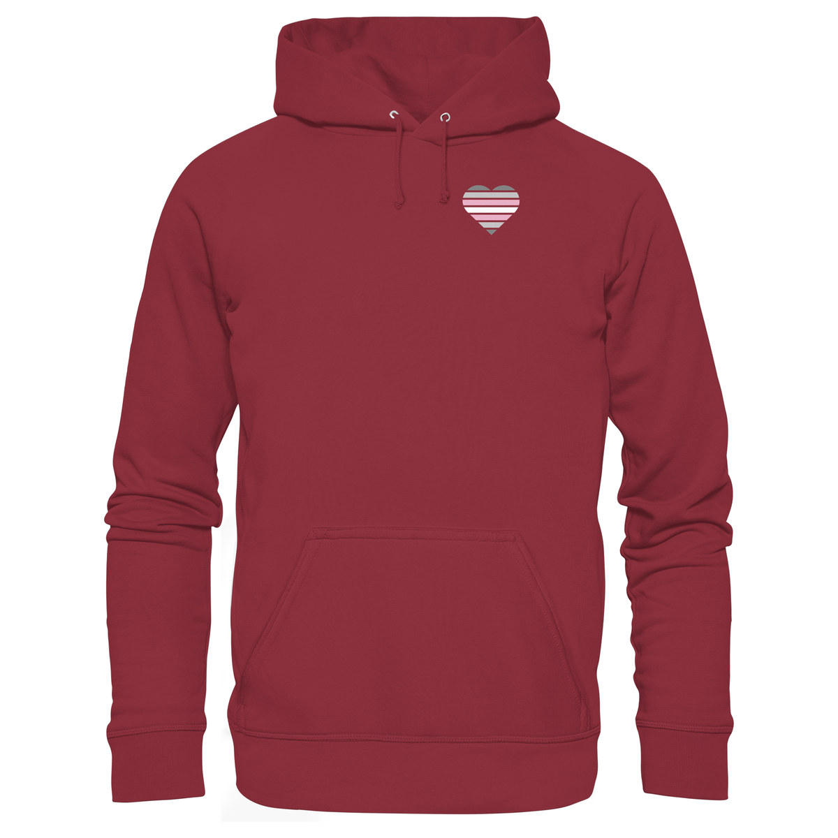 Basic Hoodie mit Herz - Demigirl