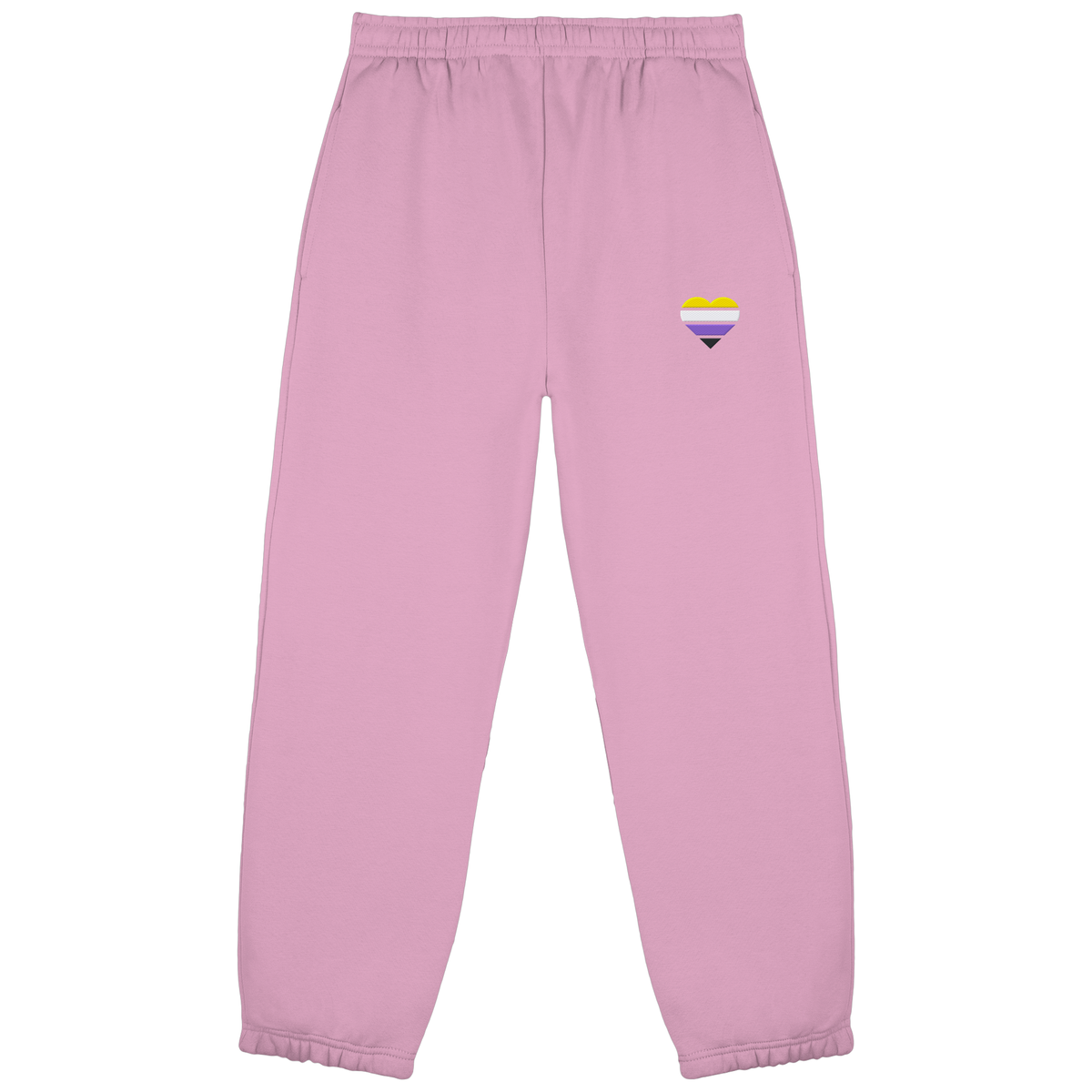 Fluffy Sweatpants mit Herz Stick - Nonbinary