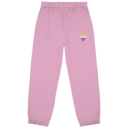 Fluffy Sweatpants mit Herz Stick - Nonbinary