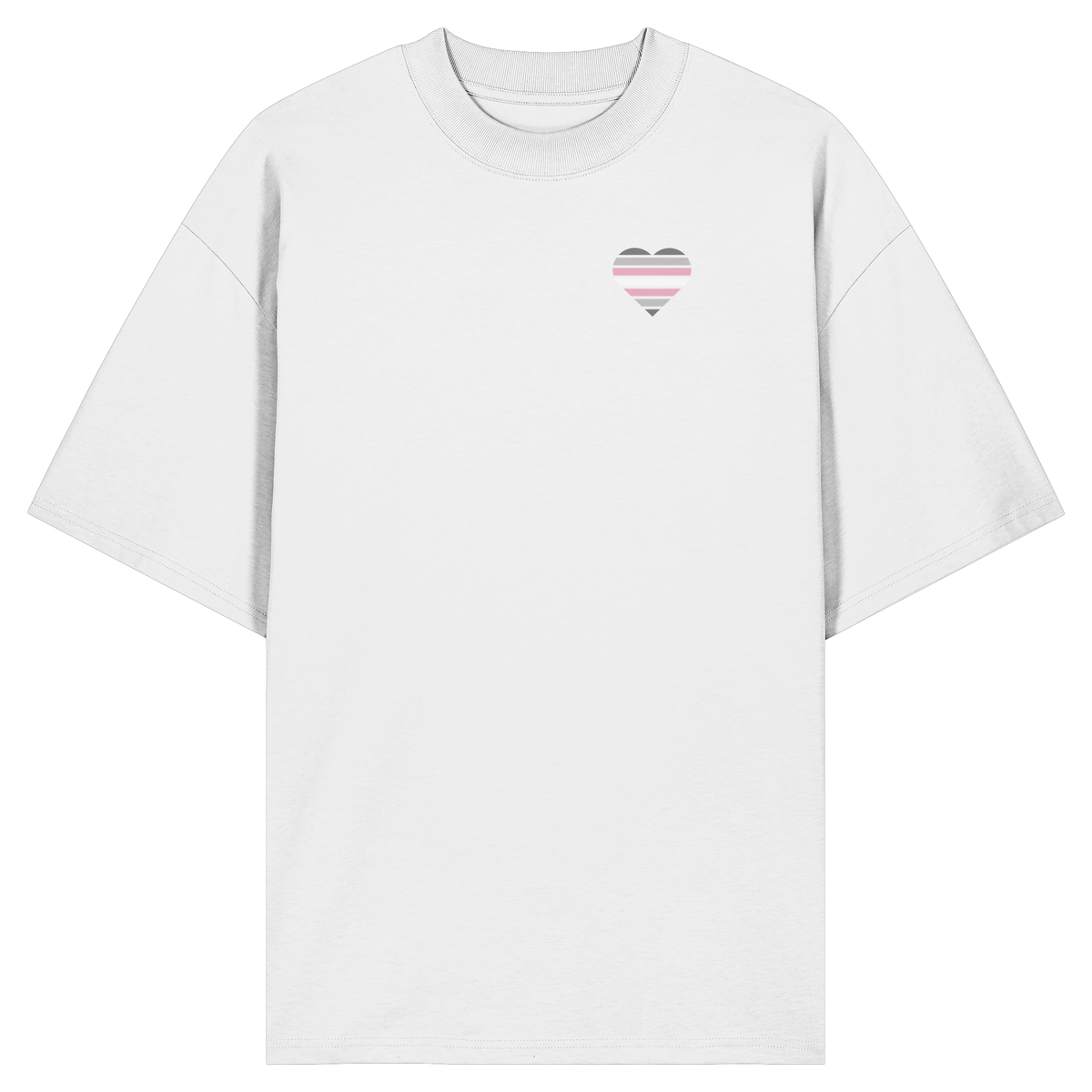 Organic Oversize Shirt mit Herz - Demigirl