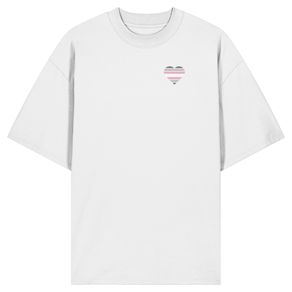 Organic Oversize Shirt mit Herz - Demigirl