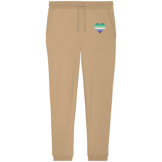 Organic Jogger Pants - Gay Flag Herz Print