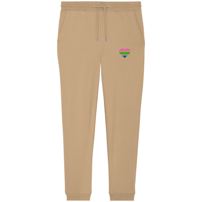 Organic Jogger Pants mit Herz Stick - Polysexual