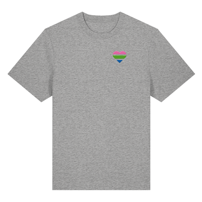 Organic Heavy Shirt mit Herz Stick - Polysexual