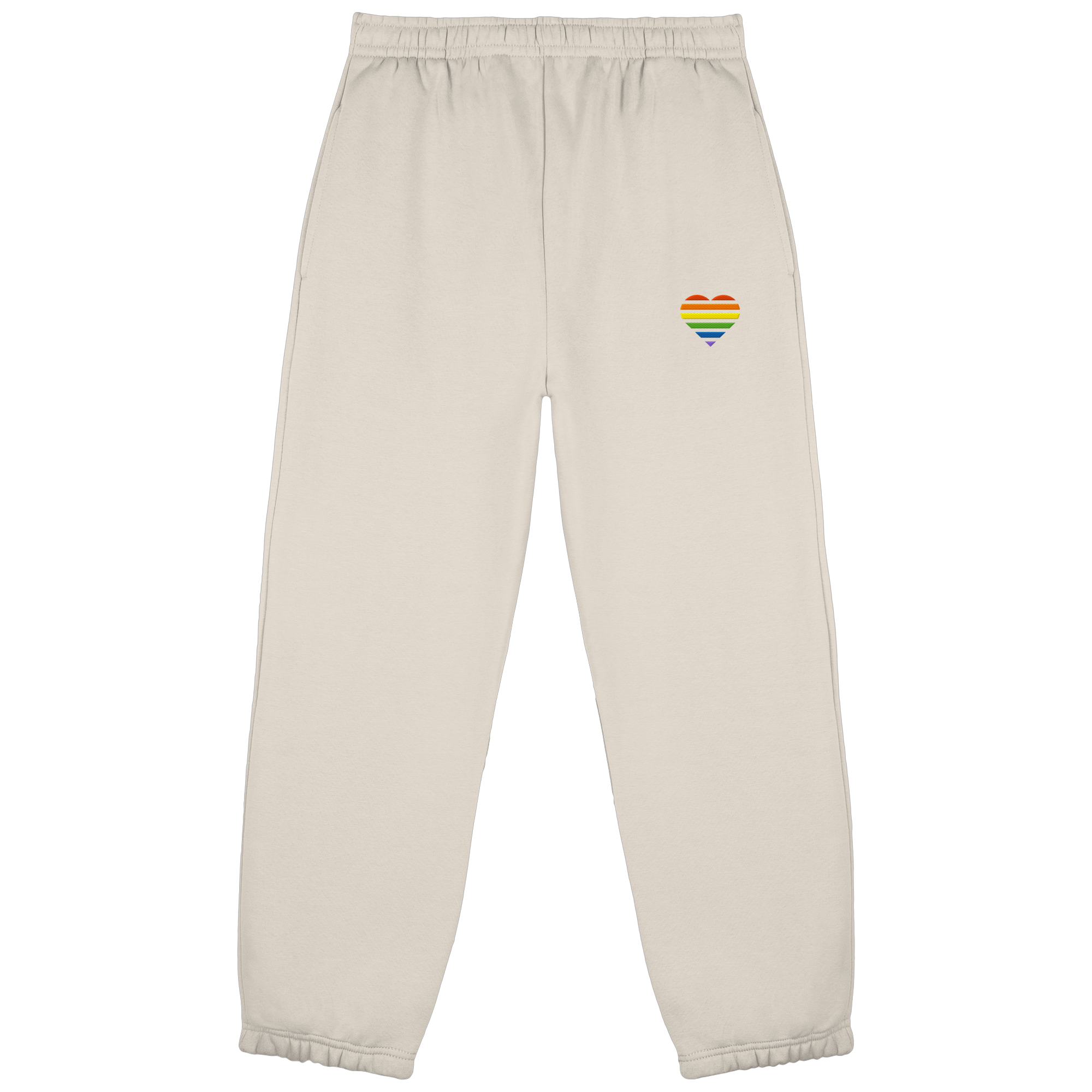 Fluffy Sweatpants - Pride Flag Herz Stick