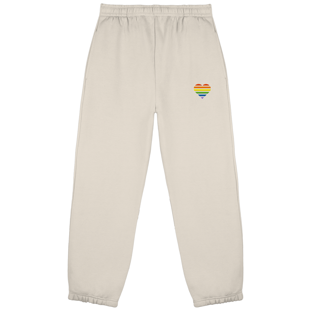 Fluffy Sweatpants mit Herz Stick - Pride
