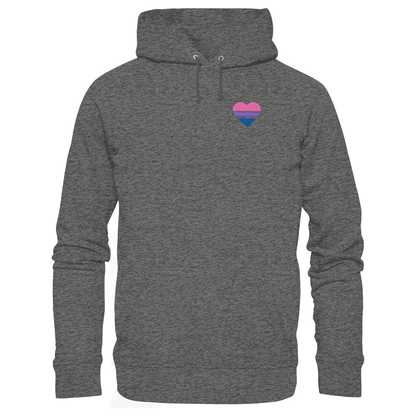 Basic Hoodie mit Herz Stick - Bisexual