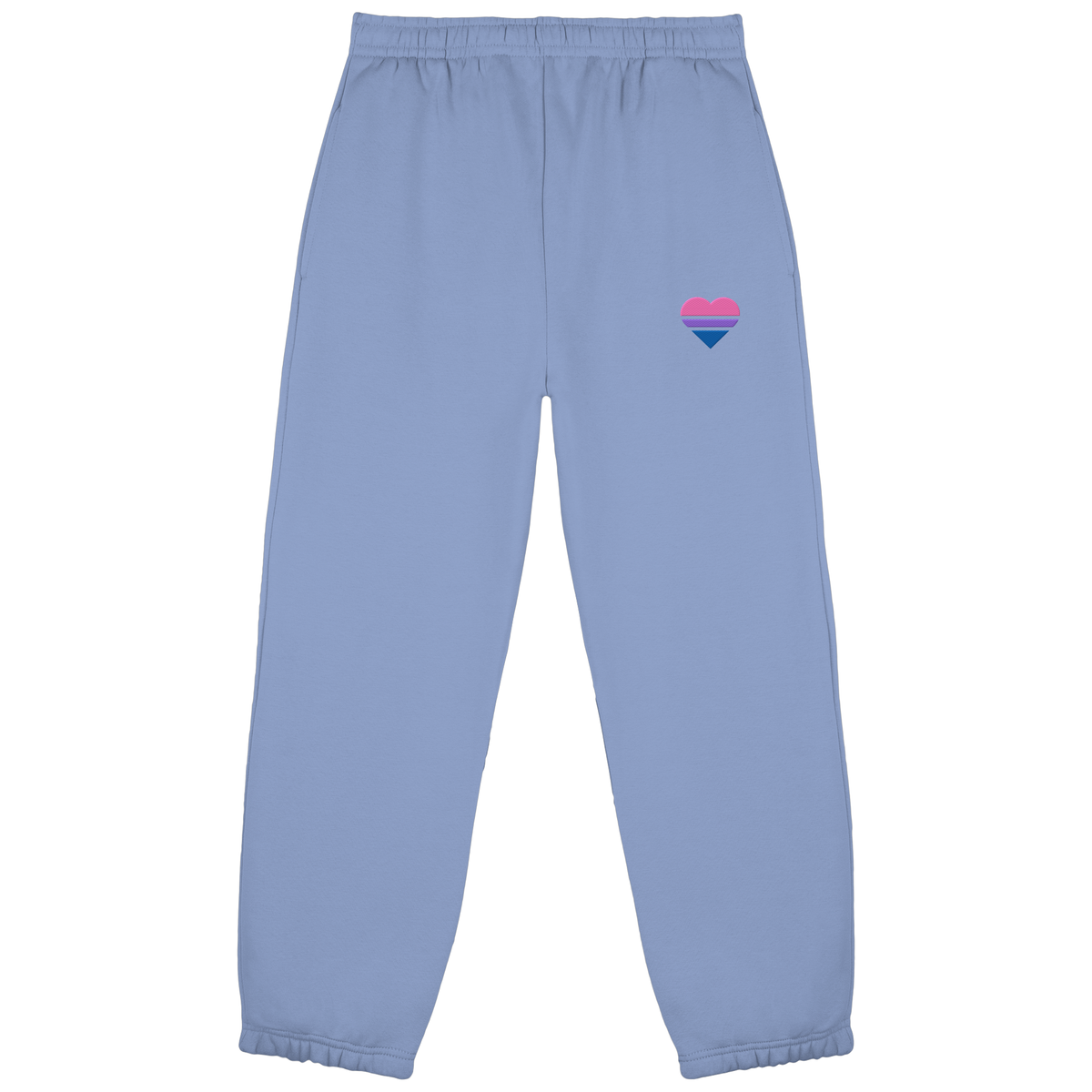 Fluffy Sweatpants mit Herz Stick - Bisexual
