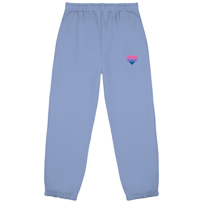 Fluffy Sweatpants mit Herz Stick - Bisexual