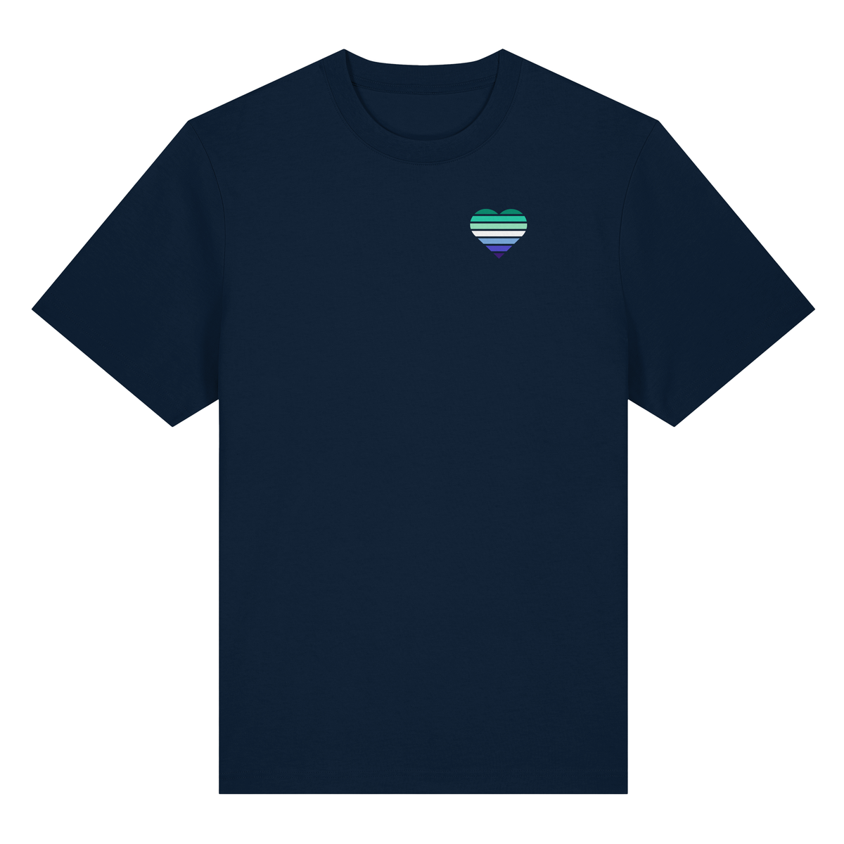 Organic Heavy Shirt mit Herz - Gay