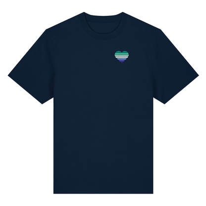 Organic Heavy Shirt mit Herz - Gay