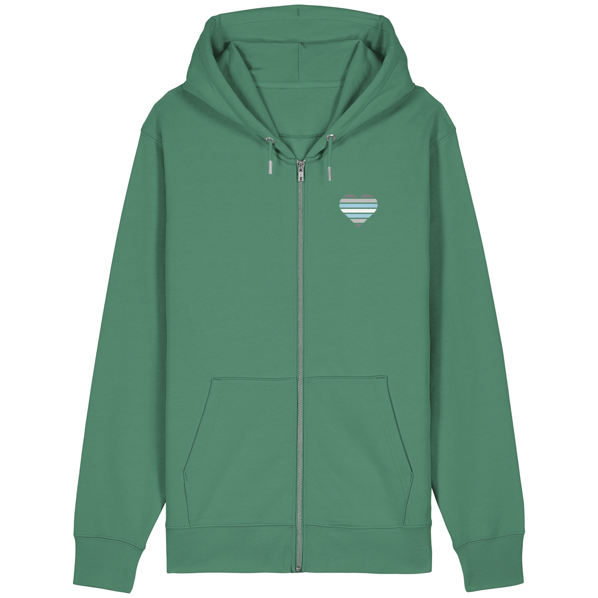 Organic Relaxed Zipper mit Herz - Demiboy