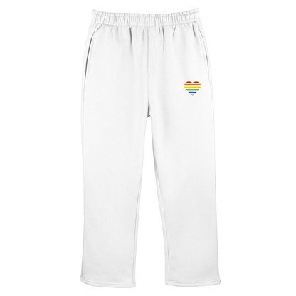 Fluffy Track Sweatpants mit Herz Stick - Pride