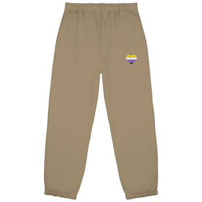 Fluffy Sweatpants mit Herz Stick - Nonbinary