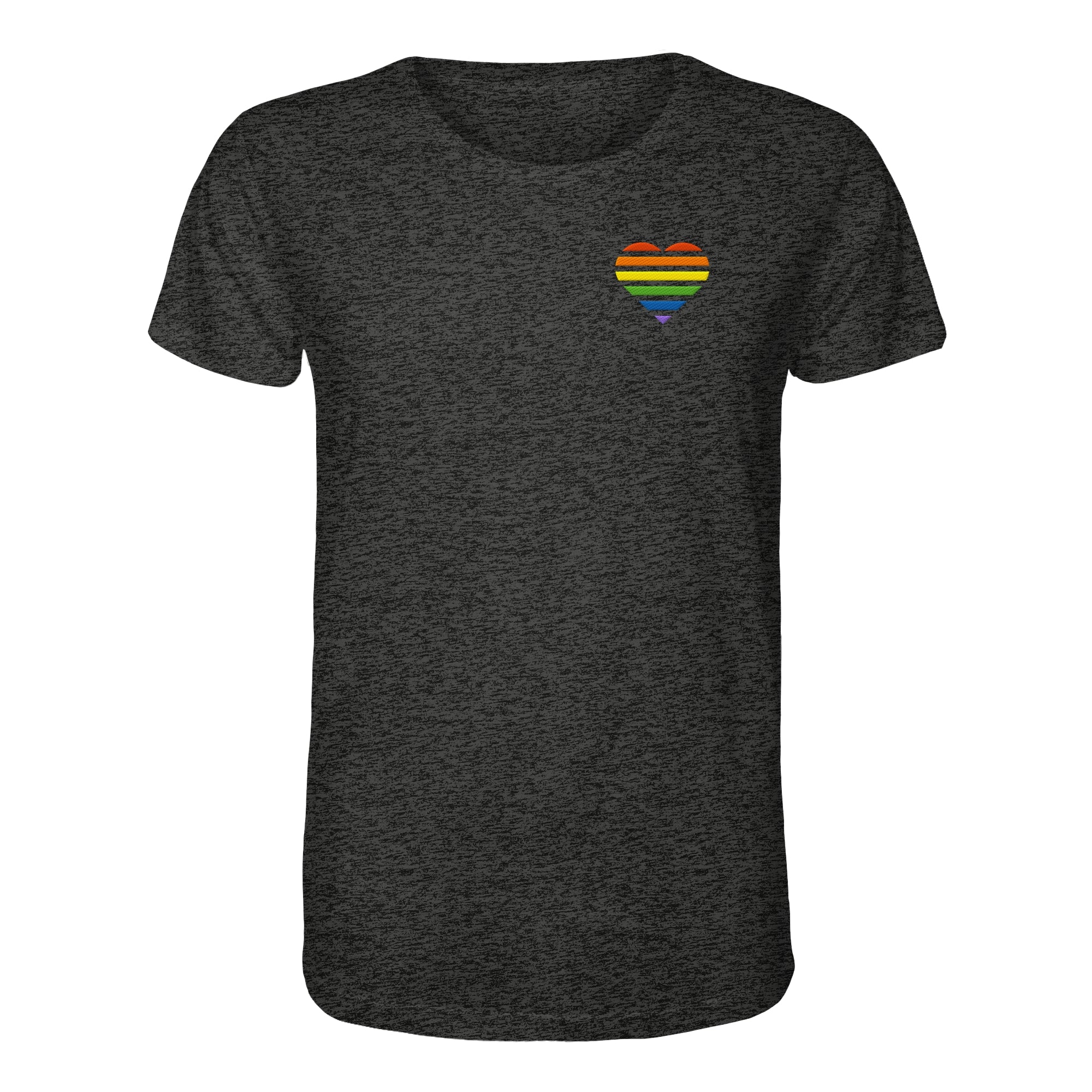 Organic Shirt - Pride Flag Herz Stick