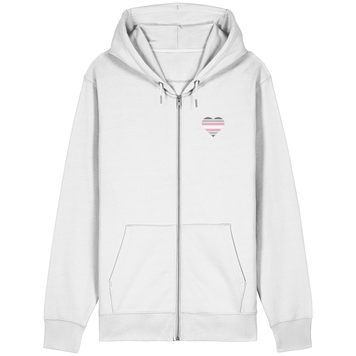 Organic Relaxed Zipper mit Herz - Demigirl