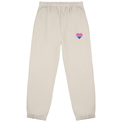 Fluffy Sweatpants mit Herz Stick - Bisexual