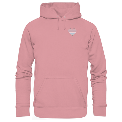 Organic Basic Hoodie mit Herz - Demiboy