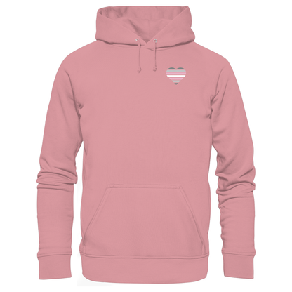 Organic Basic Hoodie mit Herz - Demigirl